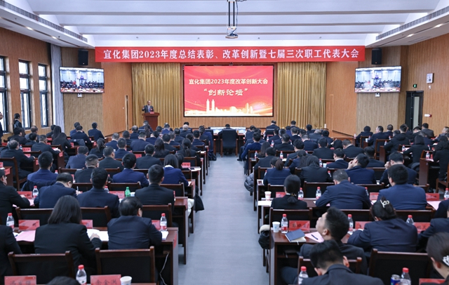 王大真總結(jié)講話 宜化集團(tuán)2023年度總結(jié)表彰、改革創(chuàng)新暨七屆三次職工代表大會(huì)勝利閉幕(圖3)