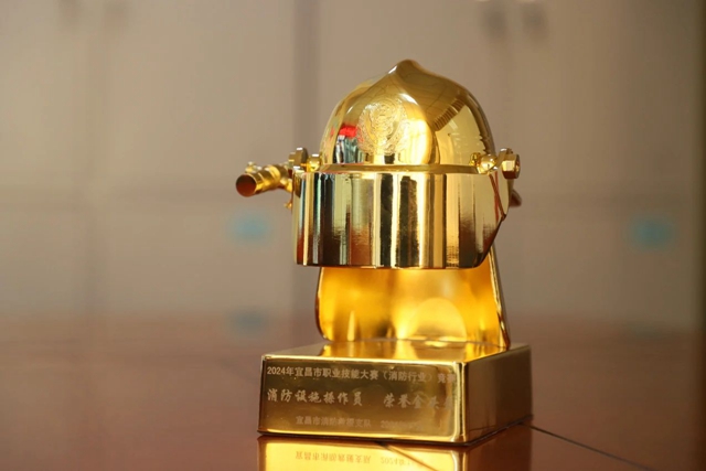 第一！股份公司鄢陽獲頒宜昌市消防設(shè)施操作員“榮譽(yù)金頭盔”(圖2)