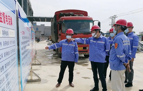 吳正新到TMP、TPO項目及松滋肥業(yè)新項目現(xiàn)場檢查指導(dǎo)工作