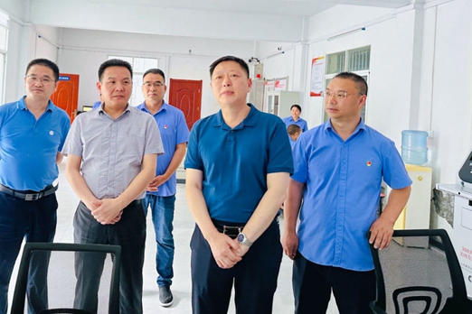 宜昌市國資委黨委書記、主任黃智華一行到礦業(yè)公司現(xiàn)場(chǎng)調(diào)研